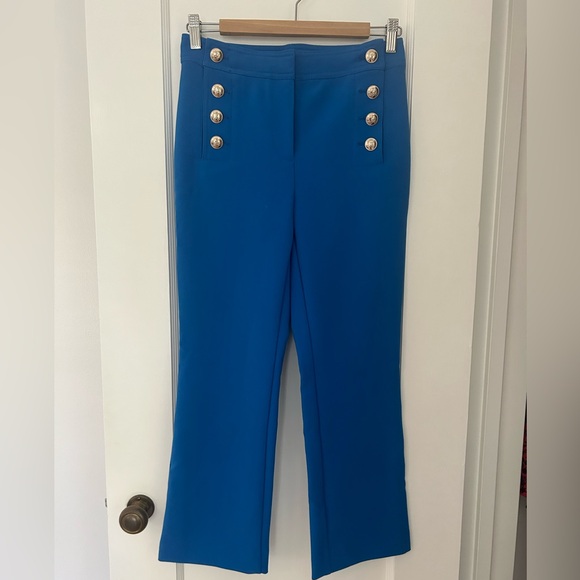Ann Taylor Petite Sailor Flared Ankle Pants NWT - Picture 2 of 6